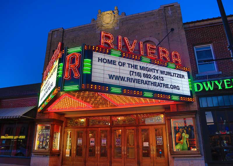 Riviera Theatre Marquee refurbishment by Wagner Electric Sign Co