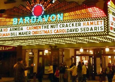 The Bardavon 1869 Opera House marquee by Wagner Sign in Poughkeepsie, NY 12601