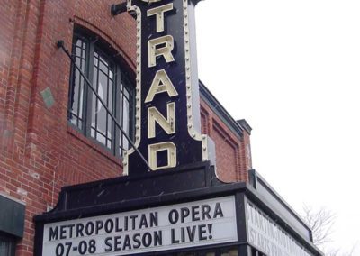 Strand Theater Marquee by Wagner Sign in Rockland, ME 04841