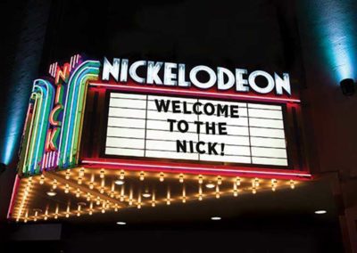 Nickelodeon Theatre sign by Wagner Sign